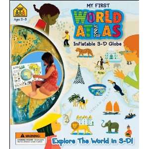 My First World Atlas with Inflatable Globe: Toys & Games