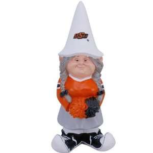   NCAA Oklahoma State Cowboys Cheerleader Garden Gnome: Office Products