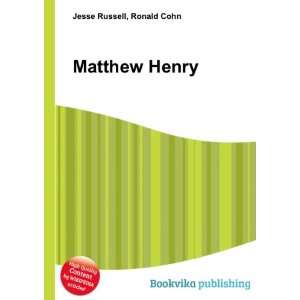  Matthew Henry Ronald Cohn Jesse Russell Books