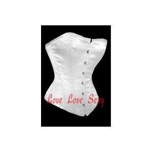   white wedding corset/bridal corset sexy bustier: Everything Else