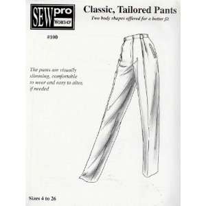  Sew Pro Classic Tailored Pants By The Each: Arts, Crafts 