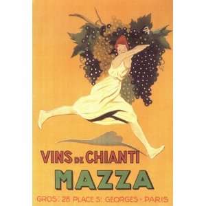  Vins de Chianti   Mazza   Vintage Poster