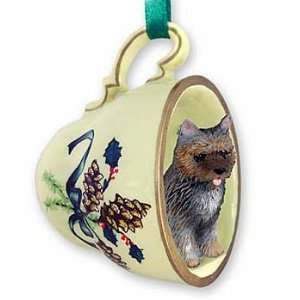  Brindle Cairn Terrier Teacup Christmas Ornament: Home 