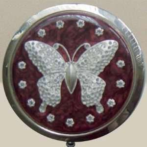  Rucci Acrylic Butterfly with Stones Mirror Beauty