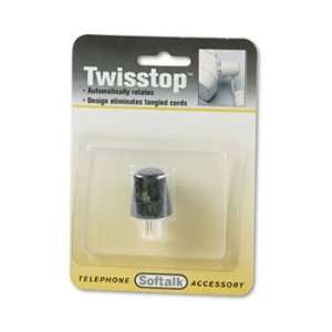   Twisstop Rotating Phone Cord Detangler, Black SOF1501