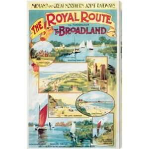  Broadland Royal Route AZV00200 canvas art: Home & Kitchen