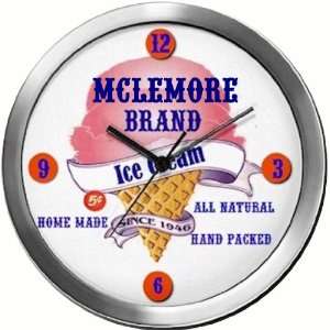  MCINTIRE 14 Inch Ice Cream Metal Clock Quartz Movement 