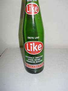 DIETS LIKE, 10 FL. OZ. POP BOTTLE A PRODUCT OF 7 UP CO.  