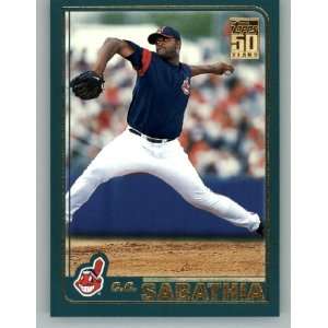  2001 Topps Traded #T88 C.C. Sabathia   Cleveland Indians 