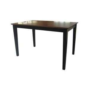   Top Shaker Styled Table in Black / Cherry   T57 3048S