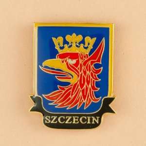  Lapel Pin   Szczecin City Crest Patio, Lawn & Garden