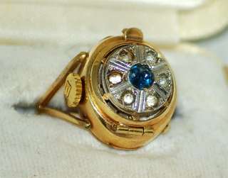 Vintage Bucherer 17 Jewels Swiss Made Ring Watch Rare  