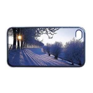  Snow scenery Apple iPhone 4 or 4s Case / Cover Verizon or 