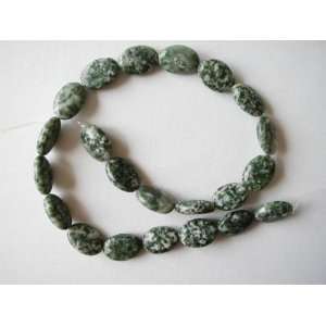  18mm tree agate flat oval beads 16