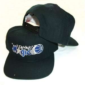 vintage retro puma NBA orlando magic black snapback hat 