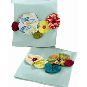   Sweet Summer 100 Percent Cotton Guest Towels, Set of 2: Home & Kitchen