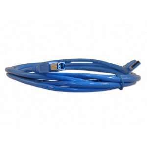   Cable Store Blue 10 Foot USB 3.0 Super Speed Printer / Scanner Cable