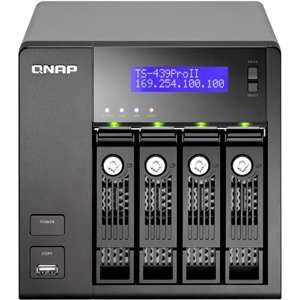  New QNAP 4 BAY ISCSI HOTSWAPPED NAS   TS439PROIIPLUSUS 