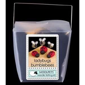   Needle Felting Kit   Ladybugs & Bumblebees Arts, Crafts & Sewing