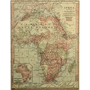  Monteith map of Africa (1885): Office Products