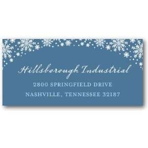  Business Holiday Address Labels   Frosted Frame By Shd2 