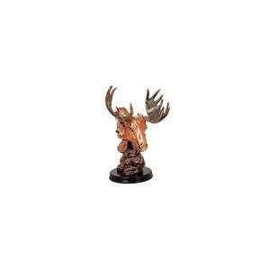  Moose Bust Sculpture 