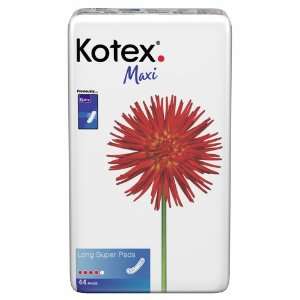  Kotex Maxi Pd Lg Supr 2pk 3028 6x44: Health & Personal 