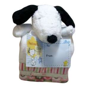 Cuddle Snoopy Girl Gift Set 10 by Lambs and Ivy Baby