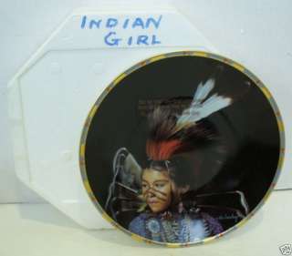 LENOX CHILDREN OF THE SUN AND MOON RED FEATHER PLATE  