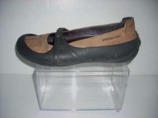 Womans PATAGONIA Brown Sugar Spice Leather Maryjane Flats Shoes Size 7 