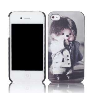  Cartoon Doll Pattern Hard Plastic Cover Case for iPhone 4G 