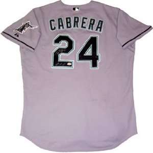  Autographed Miguel Cabrera Jersey   Game Used Sports 