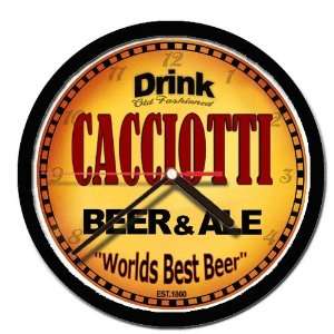  CACCIOTTI beer and ale cerveza wall clock: Everything Else