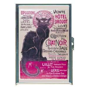 CHAT NOIR BLACK CAT EXPO ID Holder, Cigarette Case or Wallet: MADE IN 