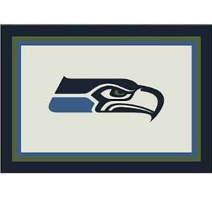   1082 NFL Spirit Seattle Seahawks Football Rug: Furniture & Decor