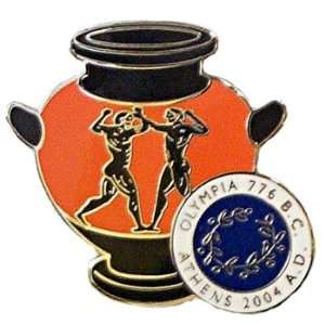    Athens 2004 Summer Olympics Ancient Vase Pin: Sports & Outdoors