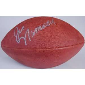 Joe Namath Signed Football   Jets   Autographed Footballs  