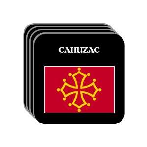  Midi Pyrenees   CAHUZAC Set of 4 Mini Mousepad Coasters 