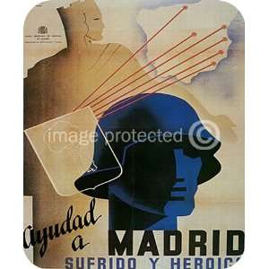  Ayudad Sufrido Y Heroico Madrid Spanish Cvil War MOUSE PAD 