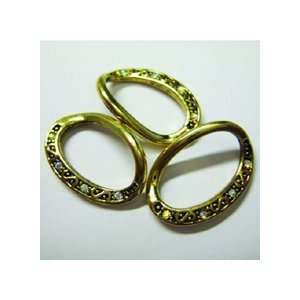  Link Twist Half Pave Link Gold: Office Products