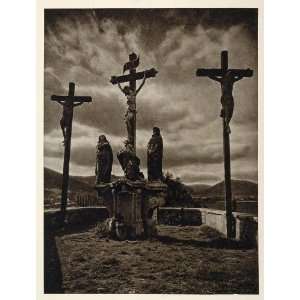  1928 Mount Calvary Crucifixion Crosses Graz Austria 