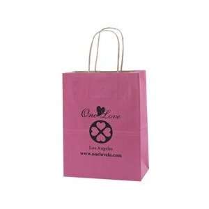    1TKS0810    Solid Tinted Kraft Shopping Bags