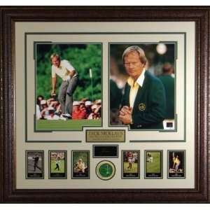  Jack Nicklaus Photo Collage   ENGRAVED SIGNATURE DISPLAY 