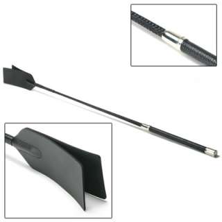26 Black Strict Leather Hog Riding Crop Whip ~ Costume  