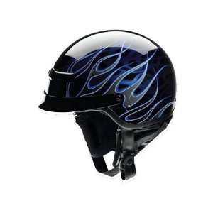  Z1R Nomad Hellfire Half Helmet X Large  Black Automotive