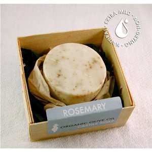   Organics  Rosemary Round Castile Soap, 1.9oz. (88% ORGANIC): Beauty