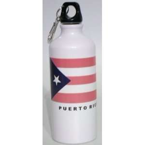  Aluminum Sports Bottle Puerto Rico Flag 