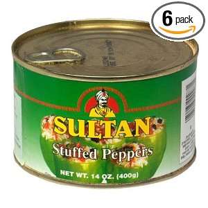 Wild Garden Sultan Stuffed Peppers, 14 Ounce Unit (Pack of 6):  