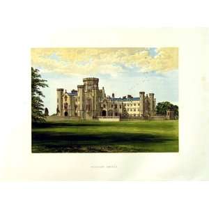  1880 STUDLEY CASTLE WARWICKSHIRE WALKER COLOUR PRINT: Home 