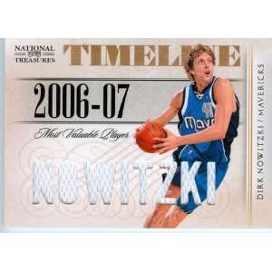   Dirk Nowitzki 8 Patch Game Worn Jersey Card: Sports & Outdoors